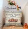 Farmhouse Animal Pillow Covers 18x18 Set of 4 Retro Farmer's Market Truck Rooster Sheep Feed Seed Premium Poultry Farm Home Décor Throw Pillow Case Cushion Cover for Sofa